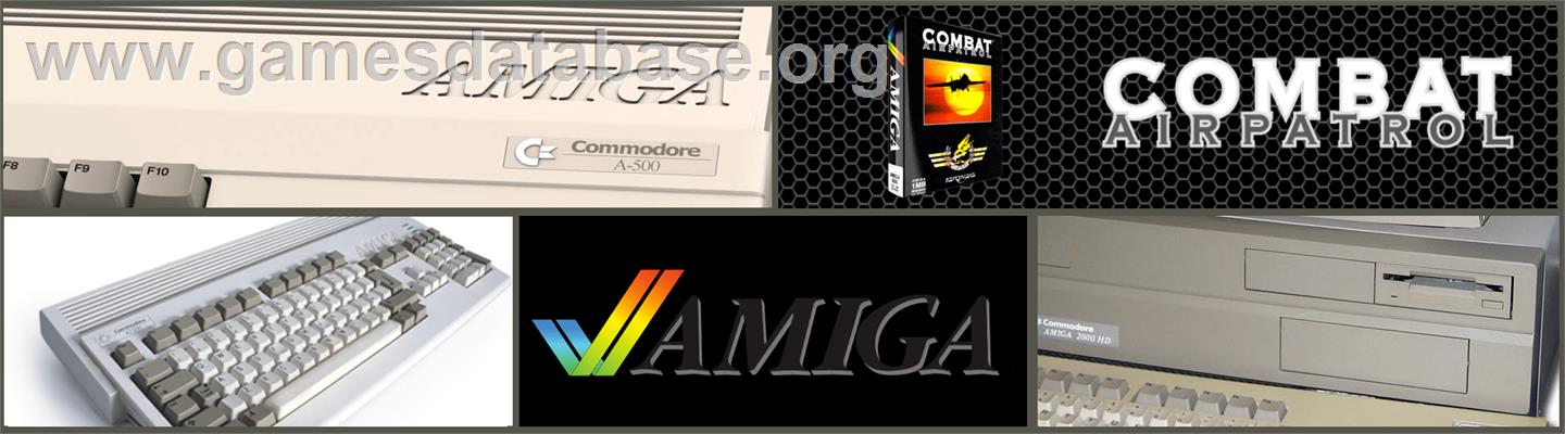 Combat Air Patrol - Commodore Amiga - Artwork - Marquee