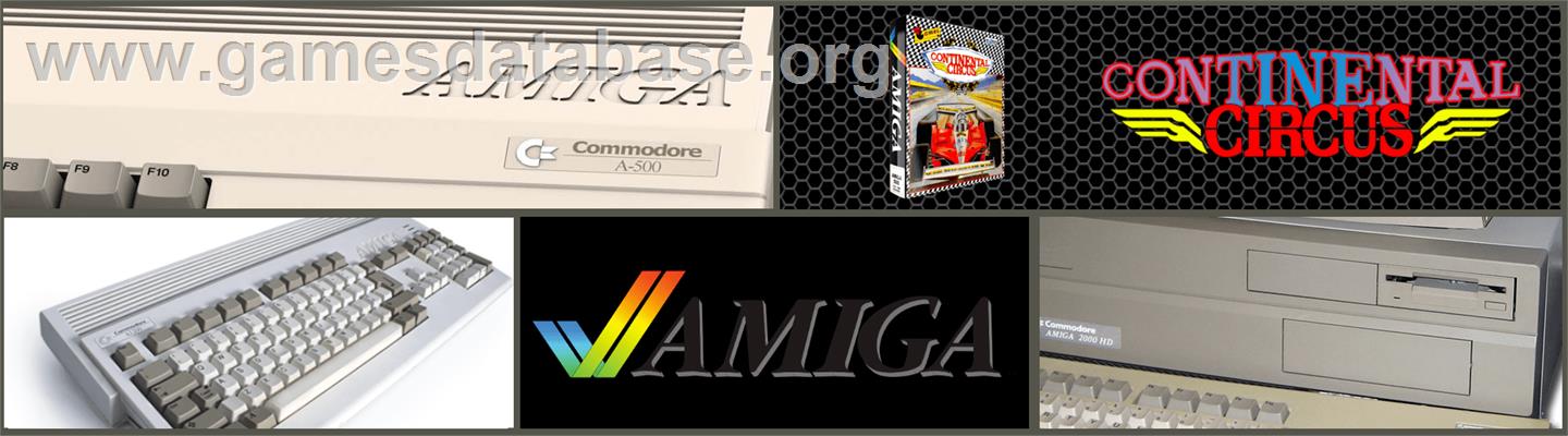 Continental Circus - Commodore Amiga - Artwork - Marquee