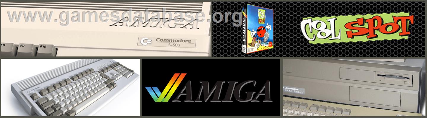 Cool Spot - Commodore Amiga - Artwork - Marquee