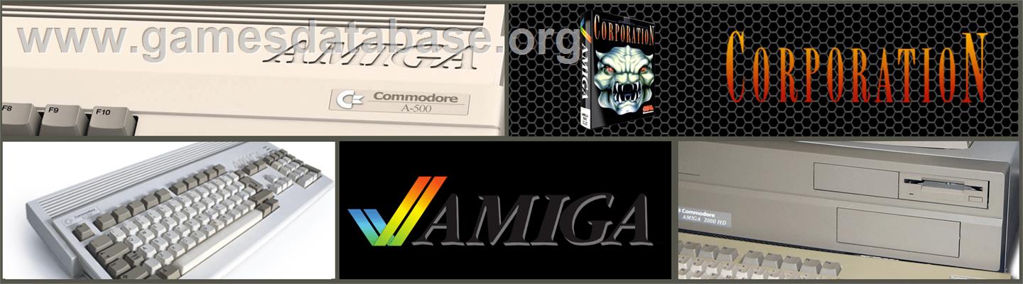 Corporation - Commodore Amiga - Artwork - Marquee