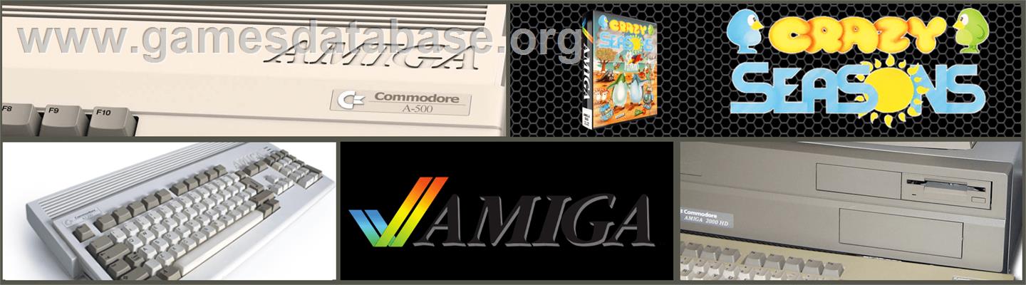 Crazy Seasons - Commodore Amiga - Artwork - Marquee