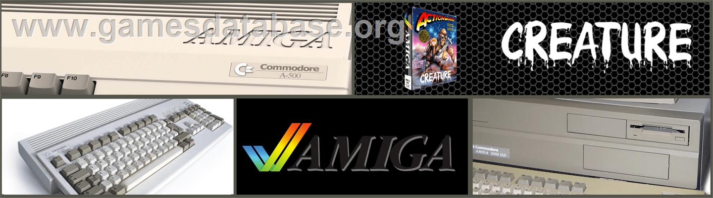 Creature - Commodore Amiga - Artwork - Marquee