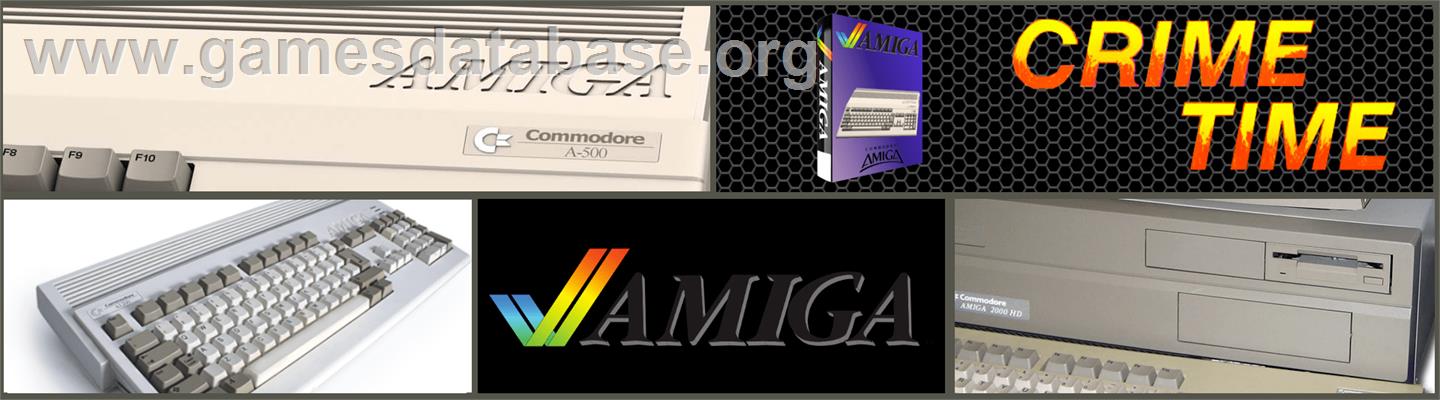 Crime Time - Commodore Amiga - Artwork - Marquee