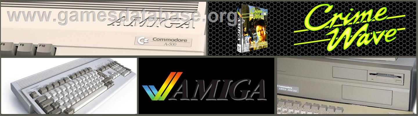 Crime Wave - Commodore Amiga - Artwork - Marquee
