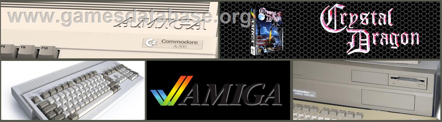 Crystal Dragon - Commodore Amiga - Artwork - Marquee