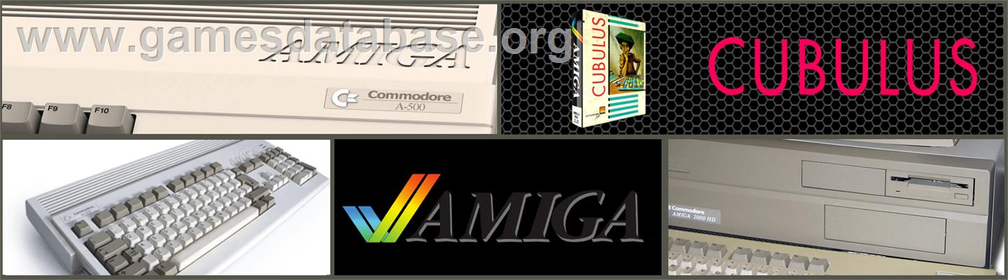 Cubulus - Commodore Amiga - Artwork - Marquee