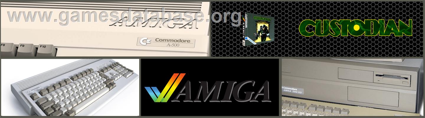 Custodian - Commodore Amiga - Artwork - Marquee