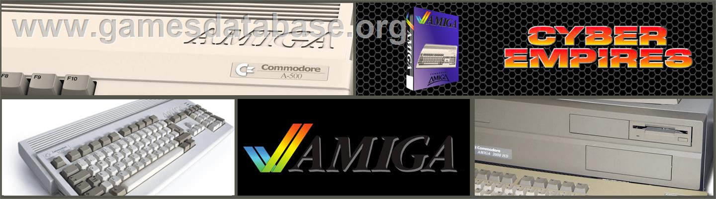 Cyber Empires - Commodore Amiga - Artwork - Marquee