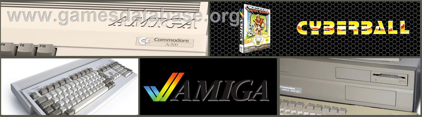 Cyberball - Commodore Amiga - Artwork - Marquee