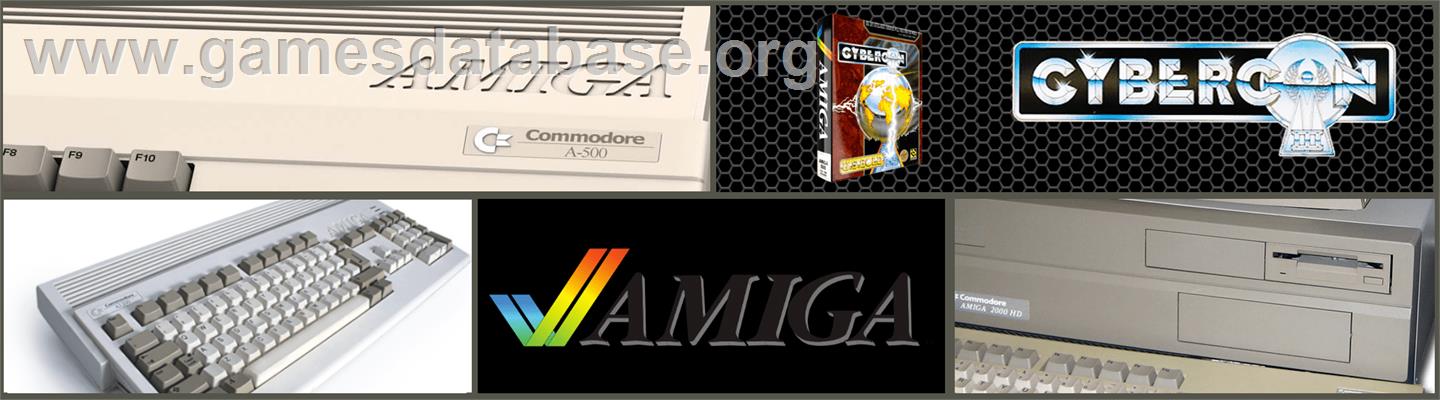 Cybercon 3 - Commodore Amiga - Artwork - Marquee