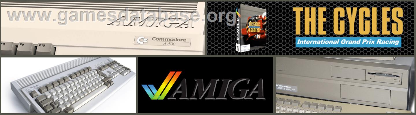 Cycles: International Grand Prix Racing - Commodore Amiga - Artwork - Marquee
