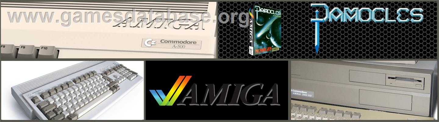 Damocles: Mercenary 2 - Commodore Amiga - Artwork - Marquee