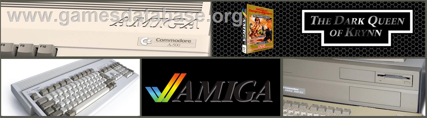 Dark Queen of Krynn - Commodore Amiga - Artwork - Marquee