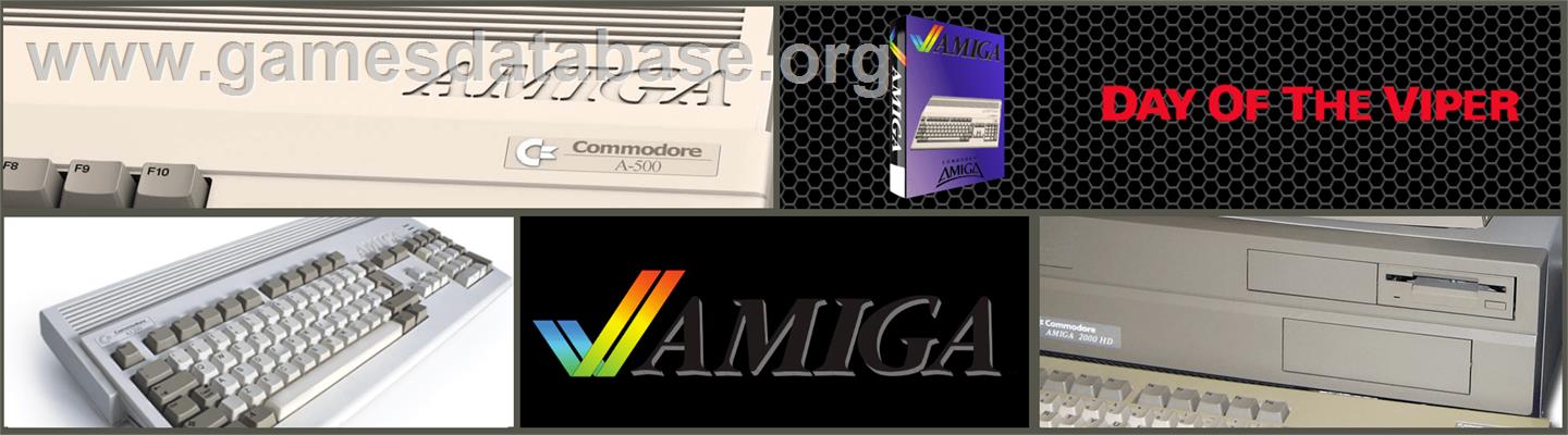 Day of the Viper - Commodore Amiga - Artwork - Marquee