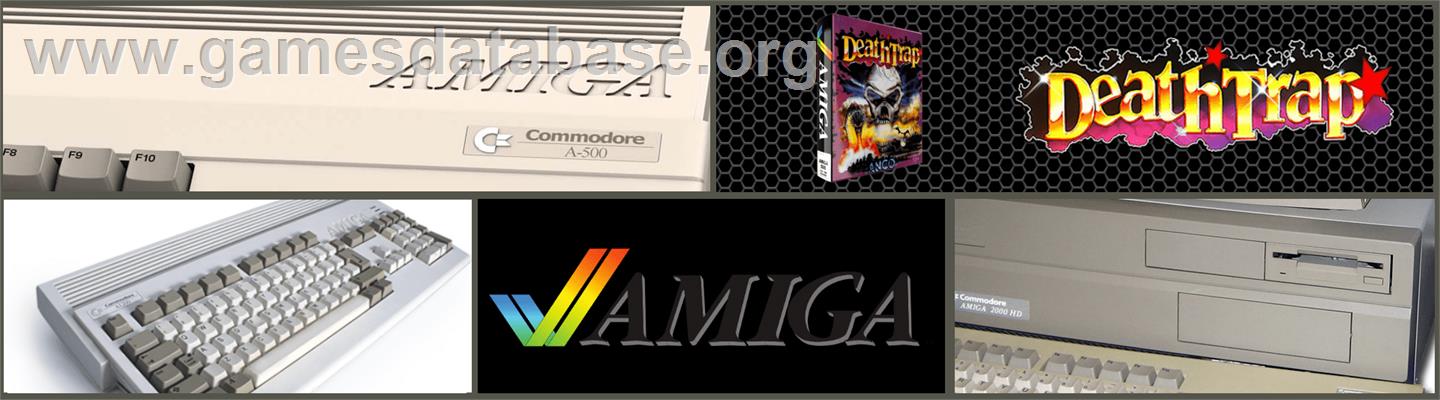 Death Trap - Commodore Amiga - Artwork - Marquee
