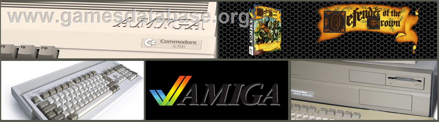 Defender of the Crown - Commodore Amiga - Artwork - Marquee