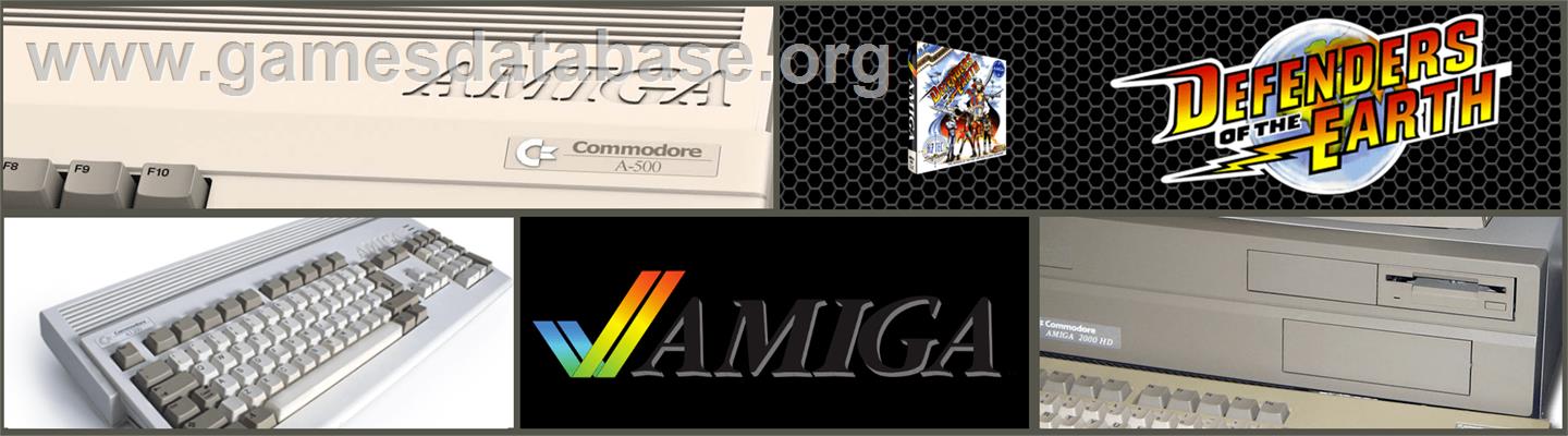 Defenders of the Earth - Commodore Amiga - Artwork - Marquee
