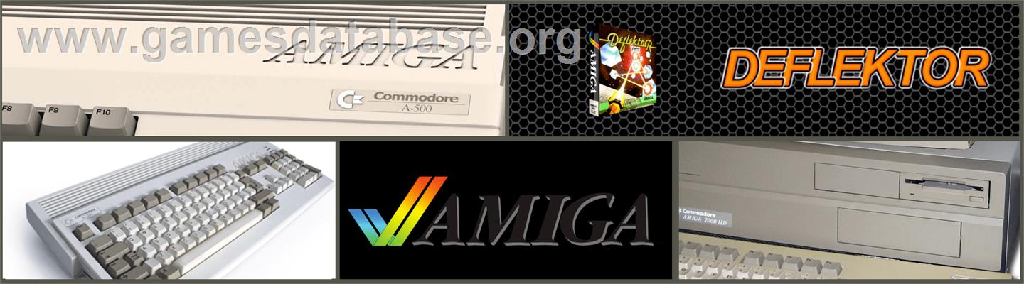 Deflektor - Commodore Amiga - Artwork - Marquee