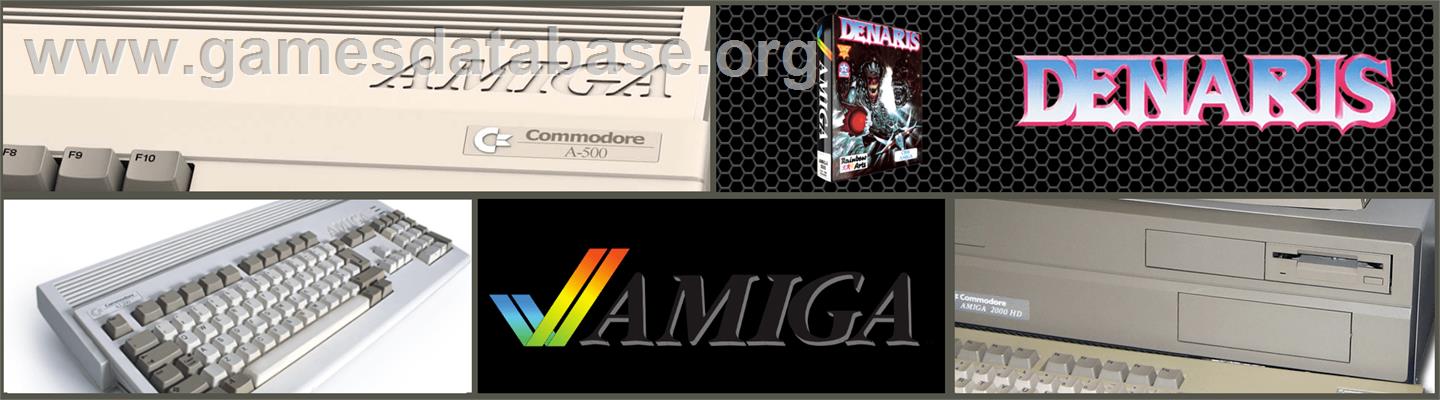 Denaris - Commodore Amiga - Artwork - Marquee
