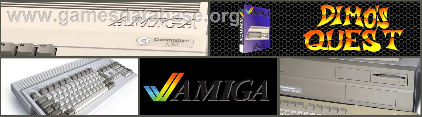 Dimo's Quest - Commodore Amiga - Artwork - Marquee