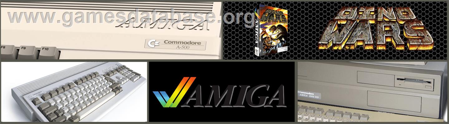 Dino Wars - Commodore Amiga - Artwork - Marquee