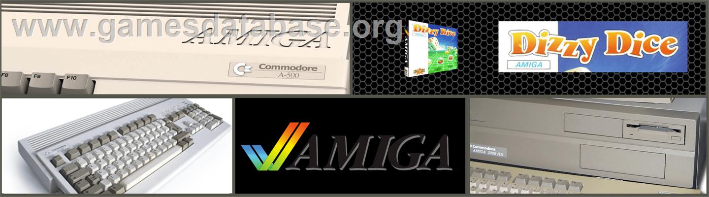 Dizzy Dice - Commodore Amiga - Artwork - Marquee