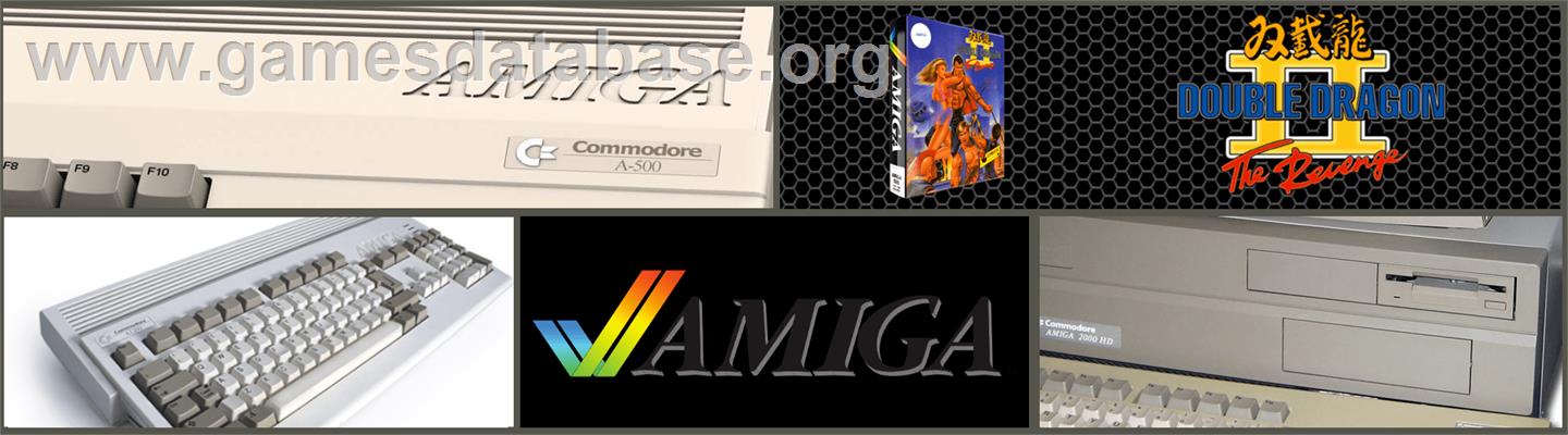 Double Dragon - Commodore Amiga - Artwork - Marquee