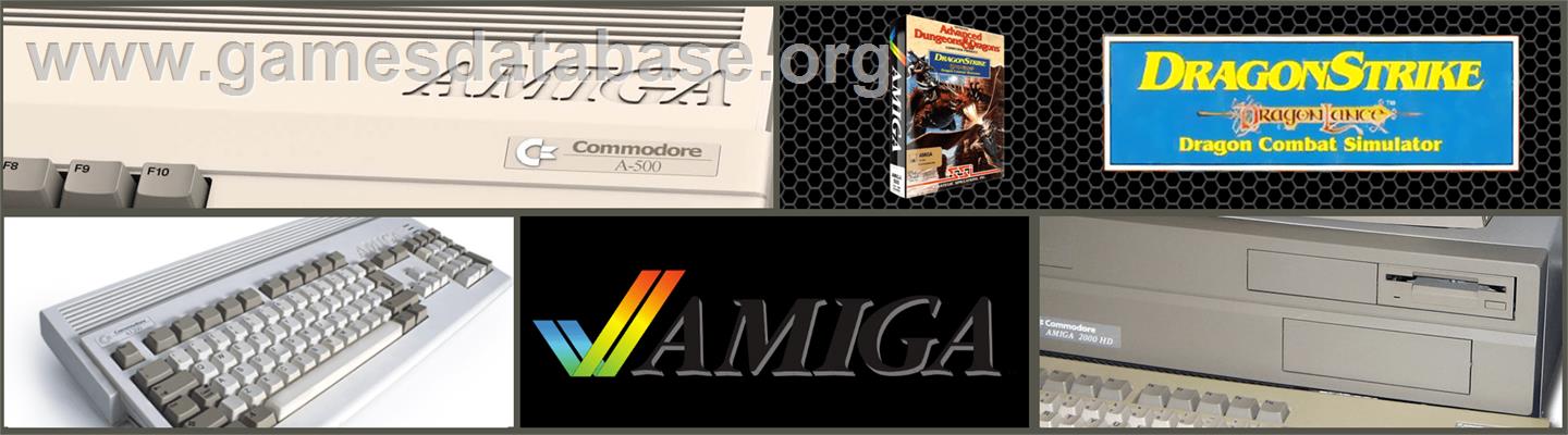 Dragon Strike - Commodore Amiga - Artwork - Marquee