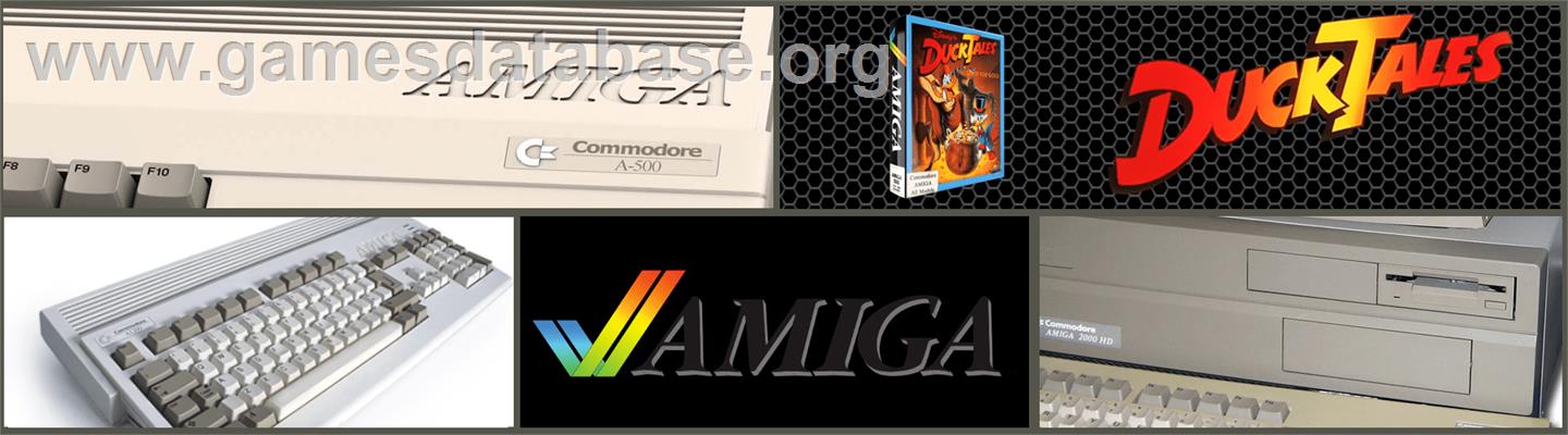 Duck Tales: The Quest for Gold - Commodore Amiga - Artwork - Marquee