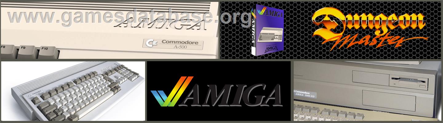 Dungeon Master - Commodore Amiga - Artwork - Marquee