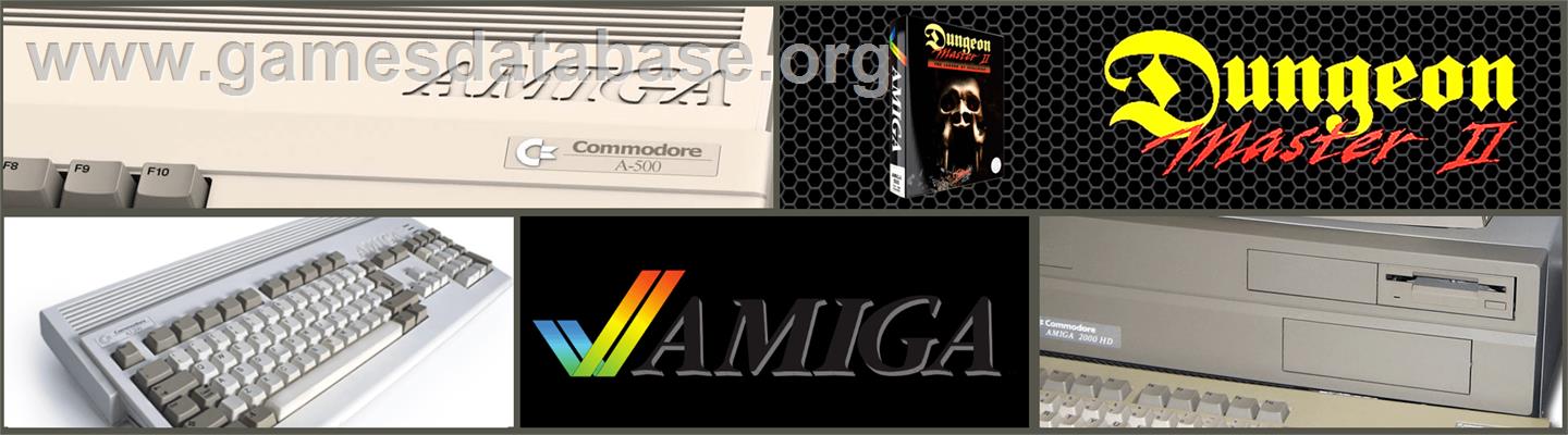 Dungeon Master II: The Legend of Skullkeep - Commodore Amiga - Artwork - Marquee