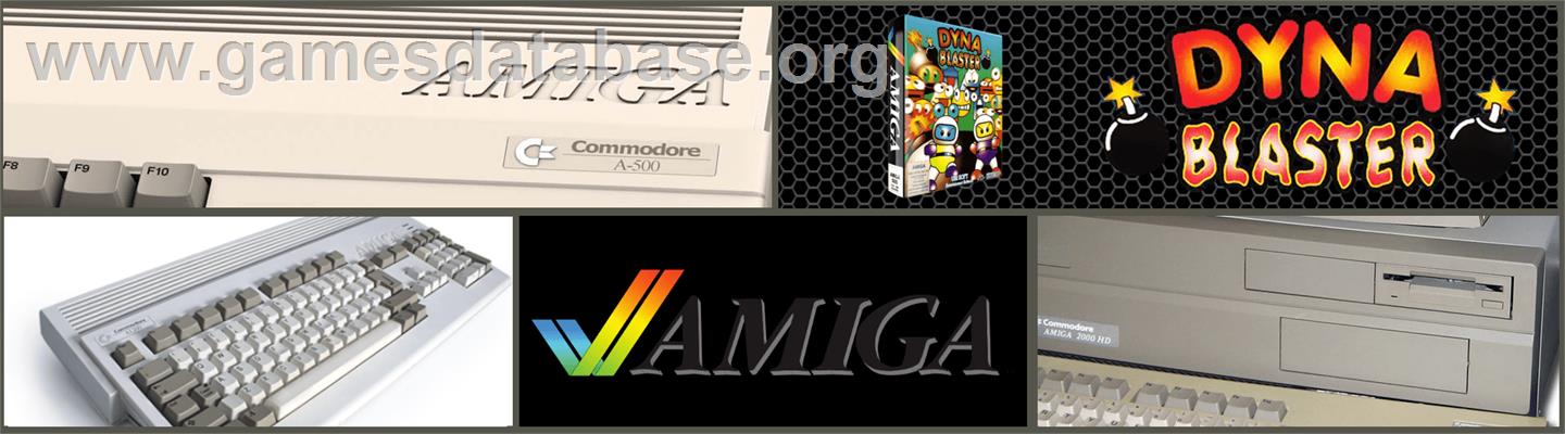 Dynablaster - Commodore Amiga - Artwork - Marquee
