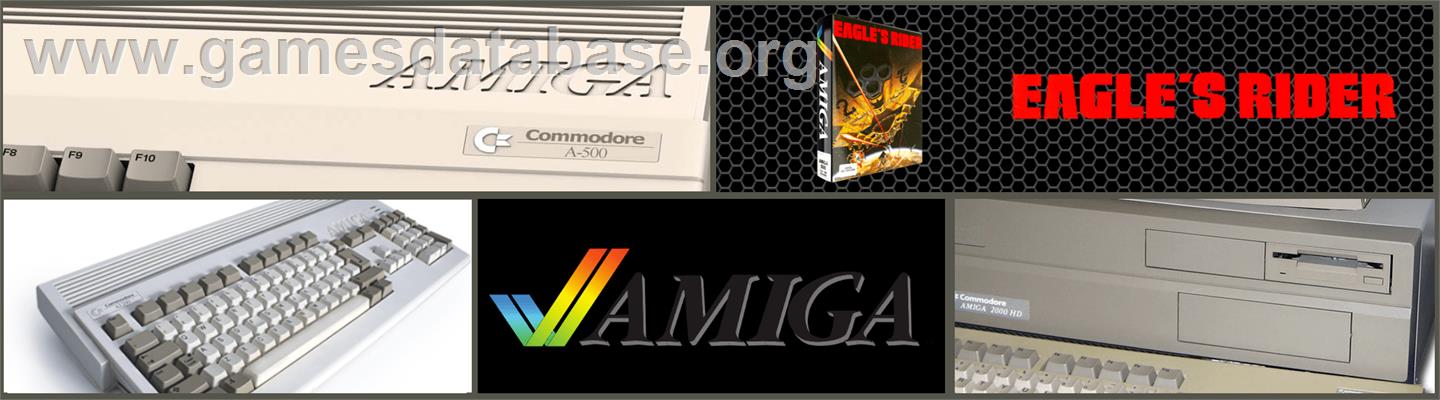 Eagle's Rider - Commodore Amiga - Artwork - Marquee
