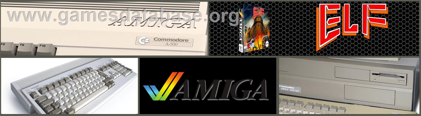 Elf (ocean) - Commodore Amiga - Artwork - Marquee