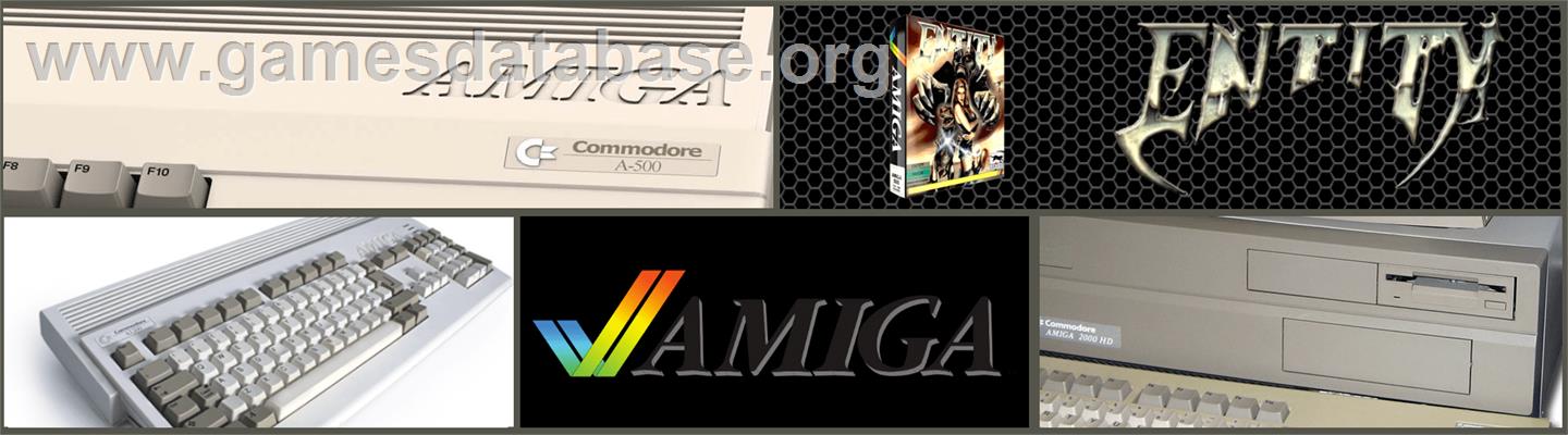 Entity - Commodore Amiga - Artwork - Marquee