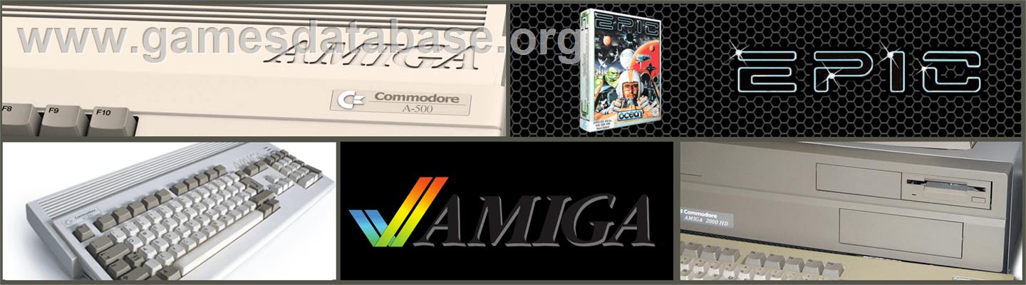 Epic - Commodore Amiga - Artwork - Marquee