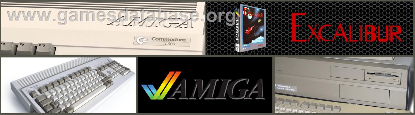 Excalibur - Commodore Amiga - Artwork - Marquee
