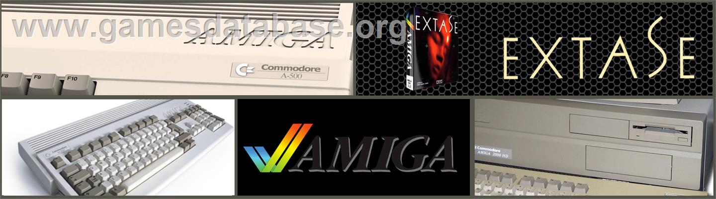 Extase - Commodore Amiga - Artwork - Marquee