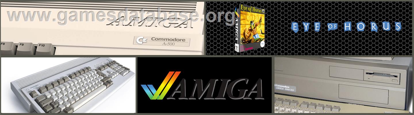 Eye Of Horus - Commodore Amiga - Artwork - Marquee