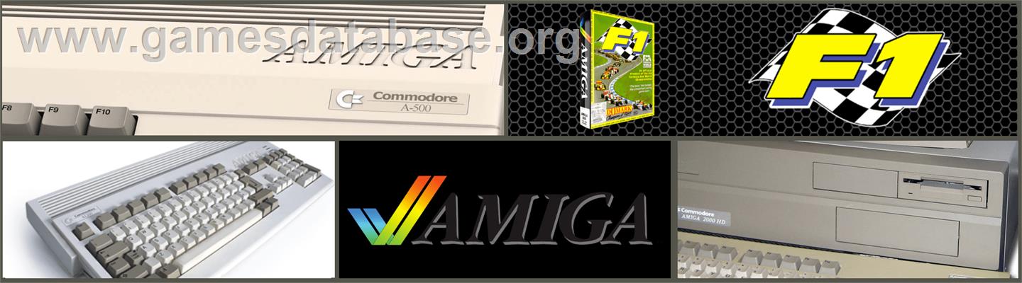 F1 - Commodore Amiga - Artwork - Marquee