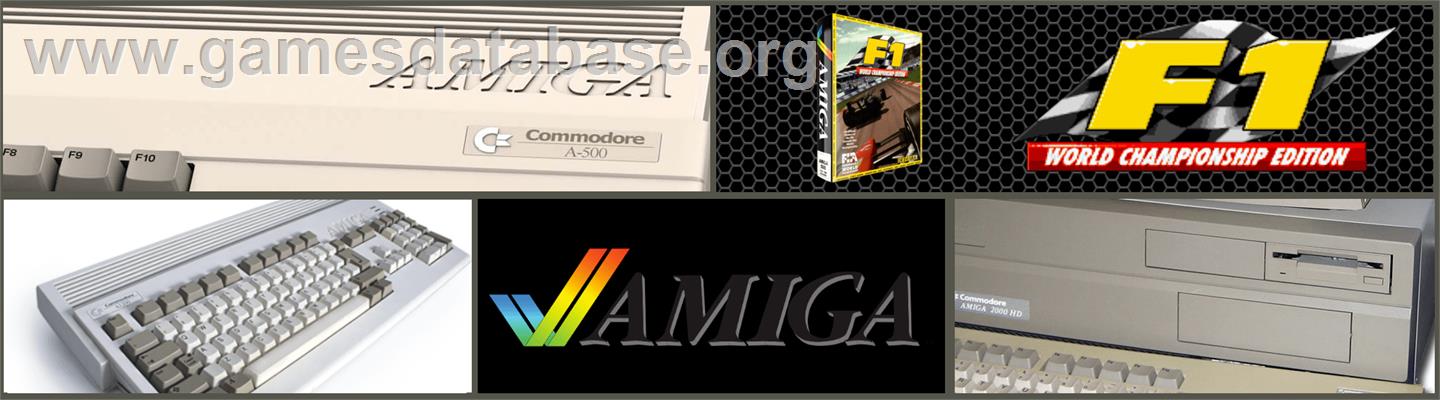 F1 World Championship Edition - Commodore Amiga - Artwork - Marquee