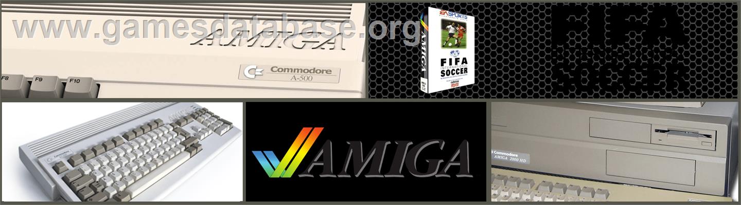 FIFA International Soccer - Commodore Amiga - Artwork - Marquee