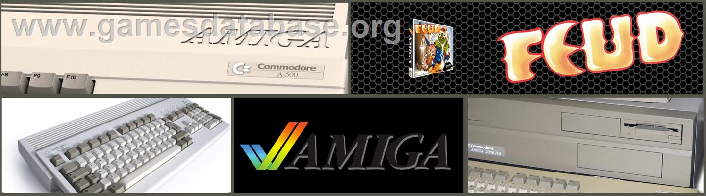 Feud - Commodore Amiga - Artwork - Marquee