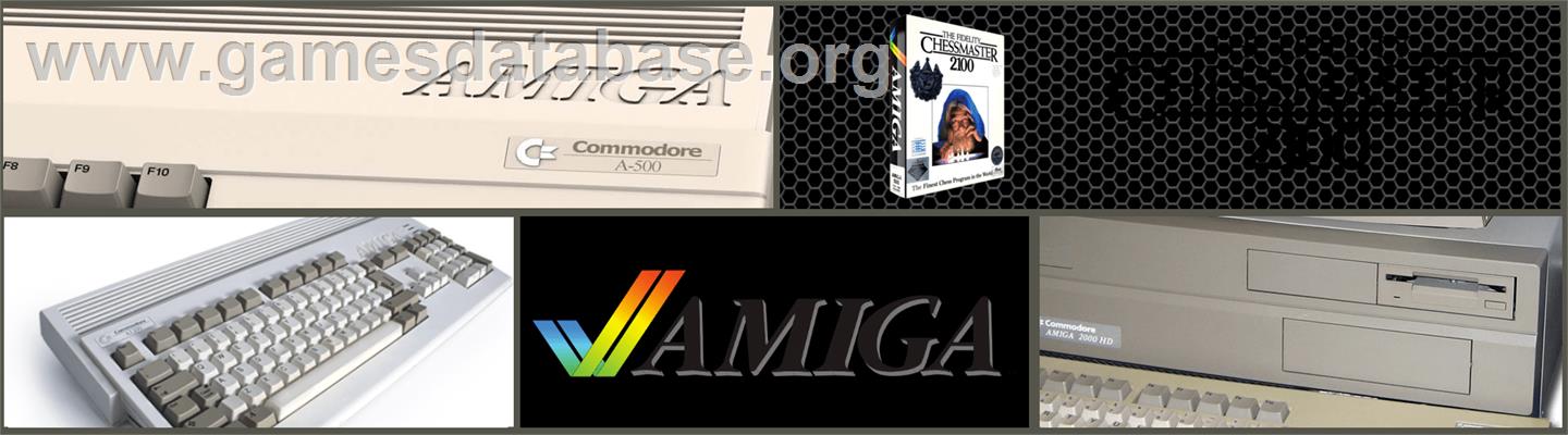 Fidelity Chessmaster 2100 - Commodore Amiga - Artwork - Marquee