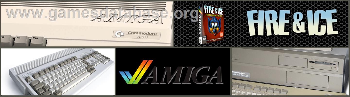 Fire And Ice - Commodore Amiga - Artwork - Marquee