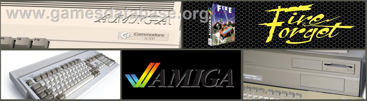 Fire and Forget - Commodore Amiga - Artwork - Marquee