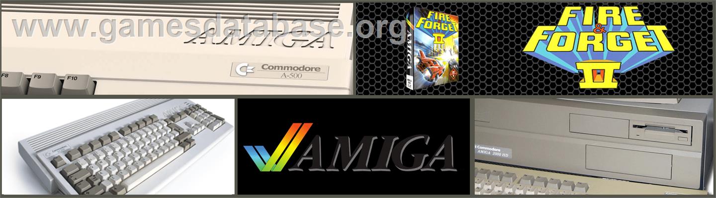 Fire and Forget 2: The Death Convoy - Commodore Amiga - Artwork - Marquee