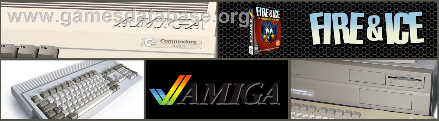 Fire and Ice - Commodore Amiga - Artwork - Marquee