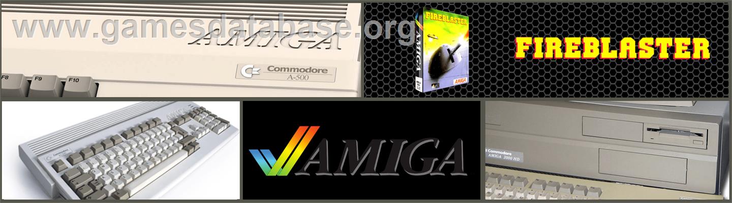 Fireblaster - Commodore Amiga - Artwork - Marquee