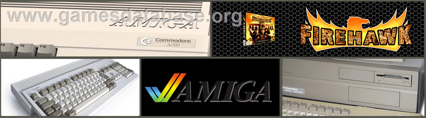 Firehawk - Commodore Amiga - Artwork - Marquee